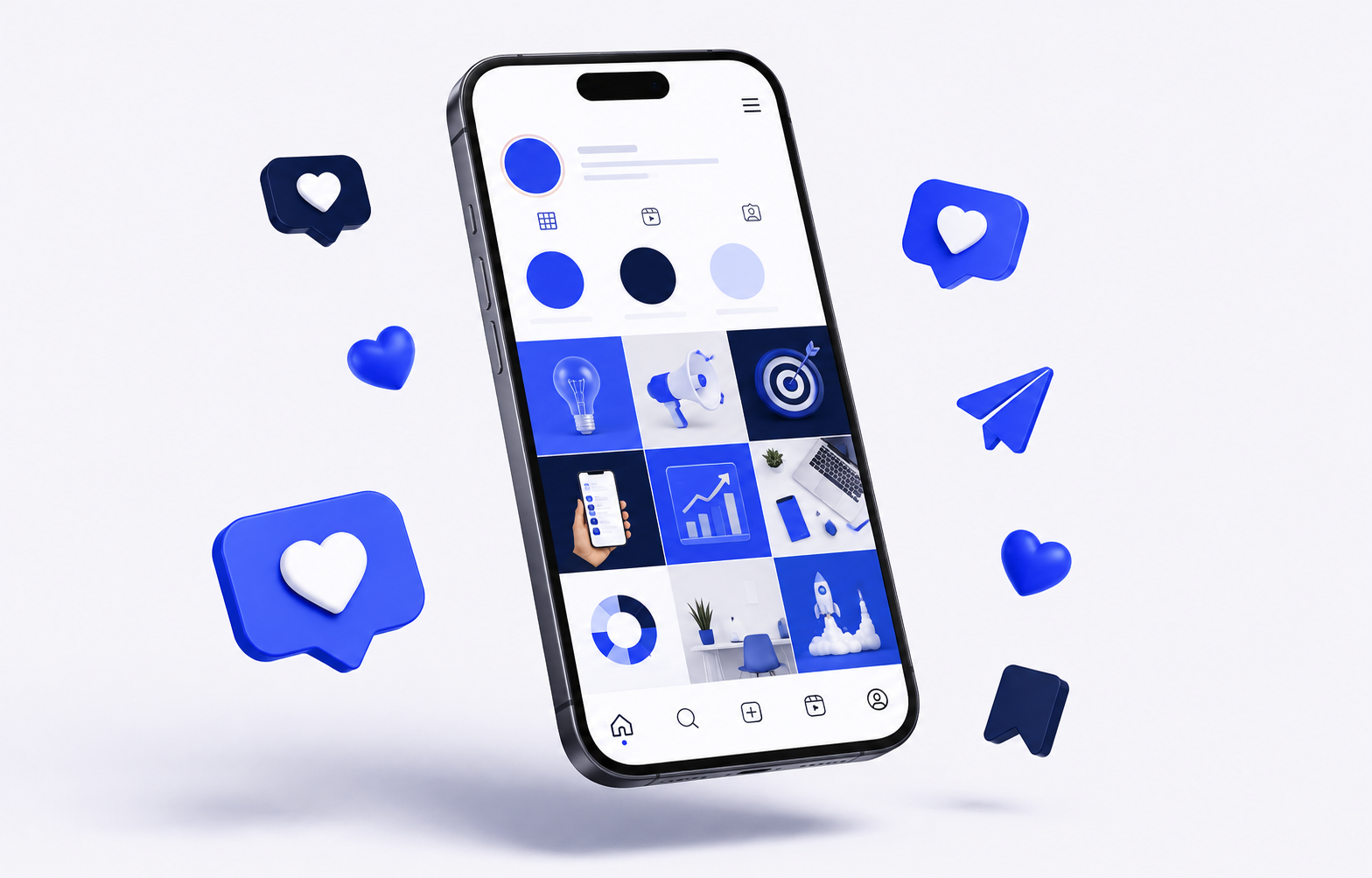 Social media posts we made